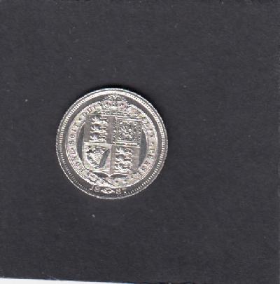 Beschrijving: 6 Pence  VICTORIA  